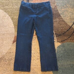 Lee women’s style up stretch 12 short Deep Blue Straight Leg Jeans